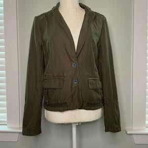 Anthropologie Hei Hei Utility Blazer Jacket Size 6